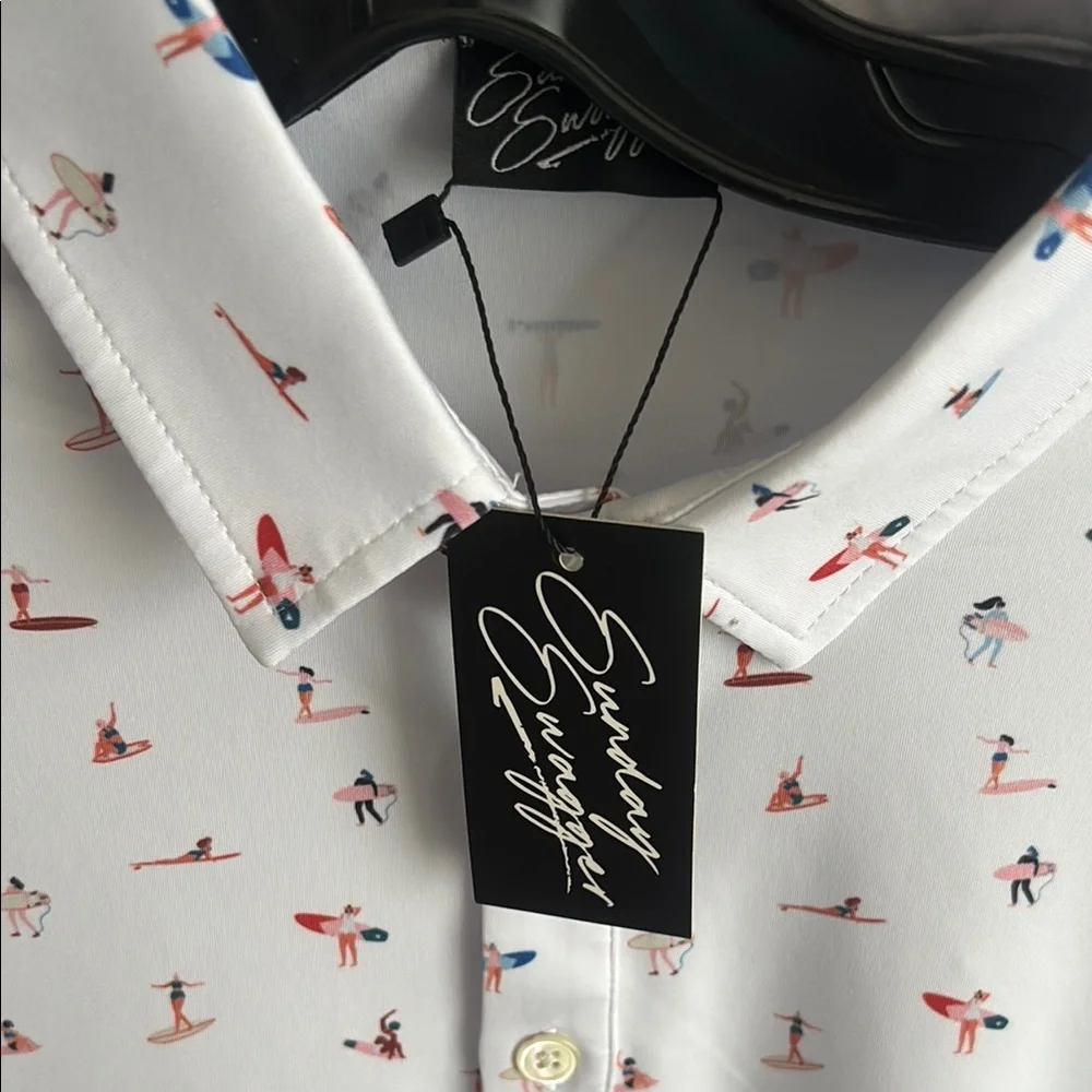 Sunday Swagger “hula” Polo Shirt - Picture 3 of 6